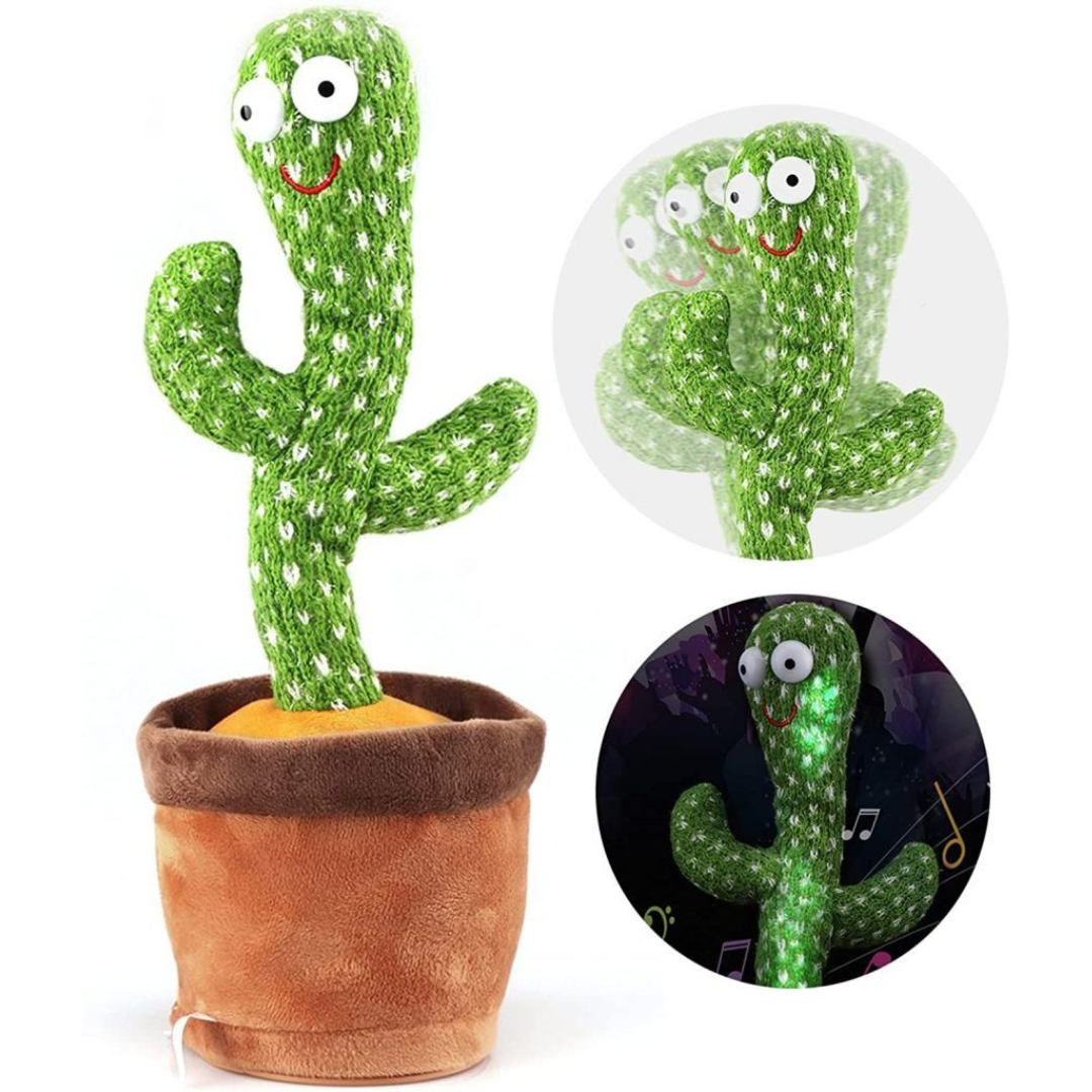 Lovely Dancing Talking Cactus Toy